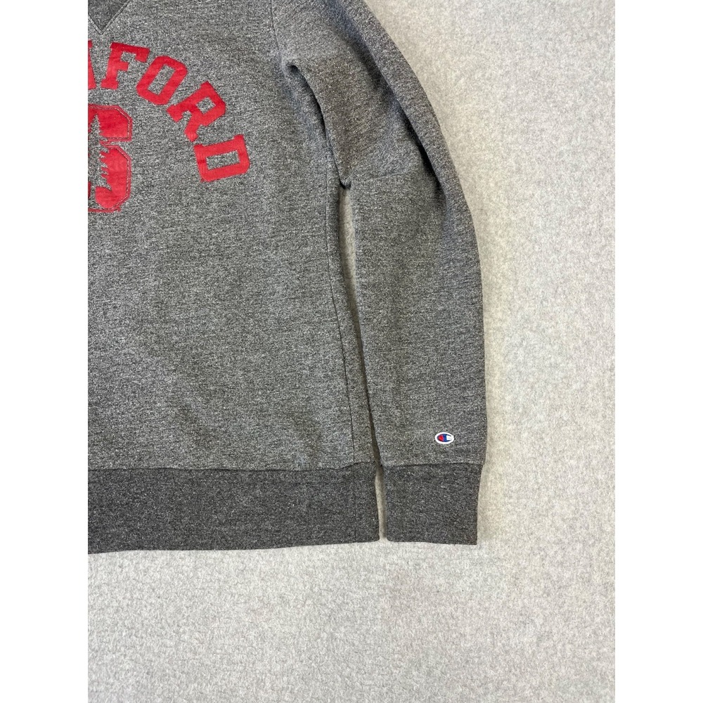 Standford University Cardinal Sweatshirt Womens M Gray Champion Crew Neck - Picture 6 of 8